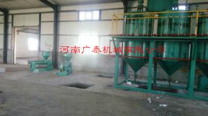 新疆塔城倪總榨油、精煉設(shè)備安裝